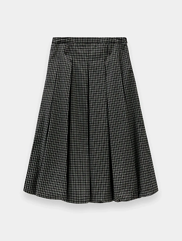 Женская юбка EPINGLER Bunnle Pleats Check Black