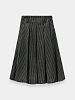 Женская юбка EPINGLER Bunnle Pleats Check Black