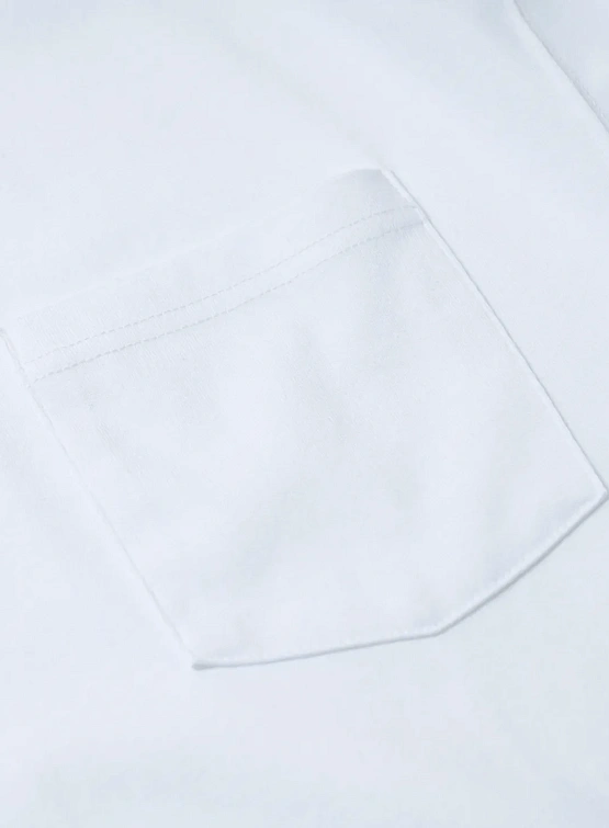 Лонгслив FrizmWORKS Oversized Pocket Tee White