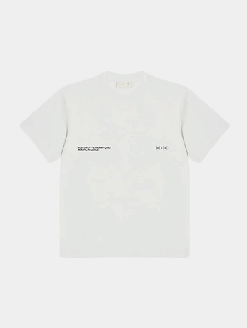 Футболка MUSEUM OF PEACE & QUIET SOUND WAVES White