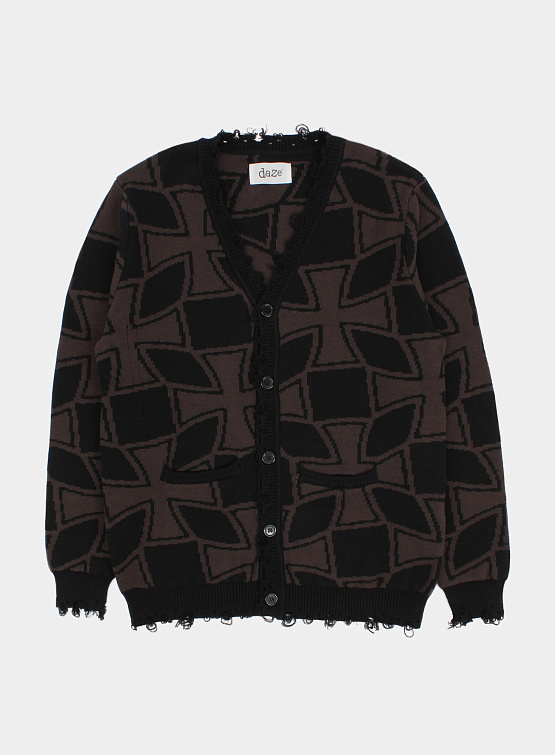 Кардиган DAZE Rebel Cardigan Black/Brown