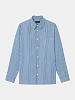 Рубашка A.P.C. Malo Logo Blue