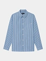 рубашка a.p.c. malo logo blue