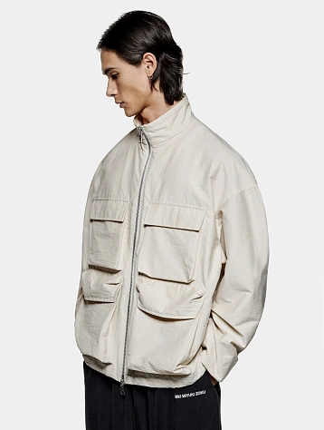 Ветровка MKI MIYUKI ZOKU Washed Cotton Nylon Track Bone