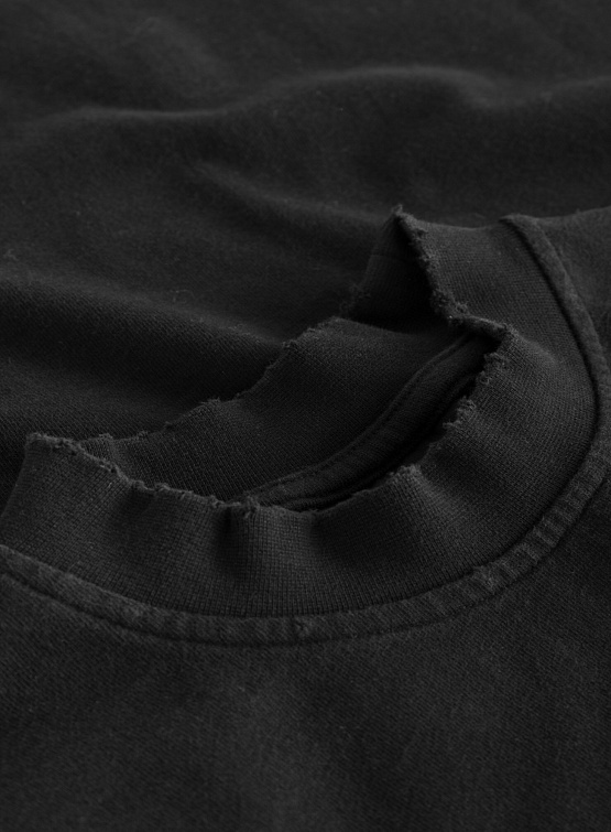 Женская футболка Han Kjøbenhavn Distressed Black
