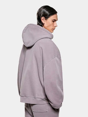 Зип-худи MKI MIYUKI ZOKU Uniform Zip Hoody Pigment Raisin