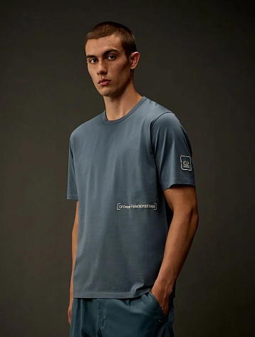 Футболка C.P. Company Metropolis Series Mercerized Orion Blue
