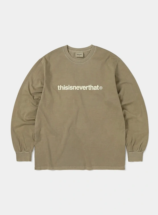 Лонгслив thisisneverthat T-Logo L/S Tee Coffee