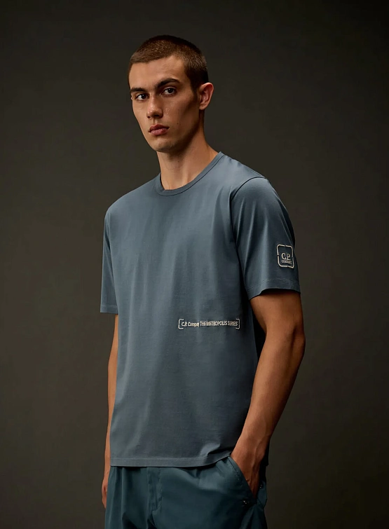 Футболка C.P. Company Metropolis Series Mercerized Orion Blue