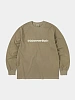 Лонгслив thisisneverthat T-Logo L/S Tee Coffee