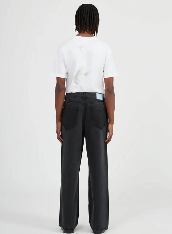 Джинсы 3.PARADIS Freedom Doves Baggy Fit Washed Black