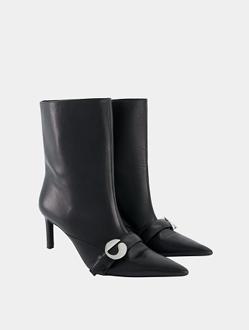 Женские ботильоны Coperni Ankle Heeled Belt Black