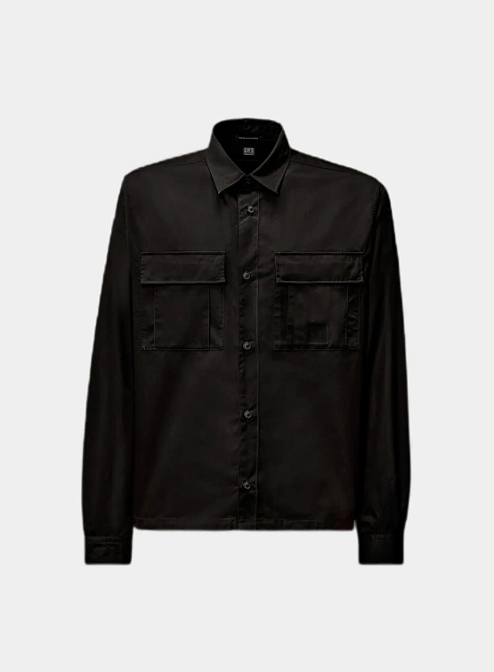 Рубашка C.P. Company Metropolis Series Gabardine Black