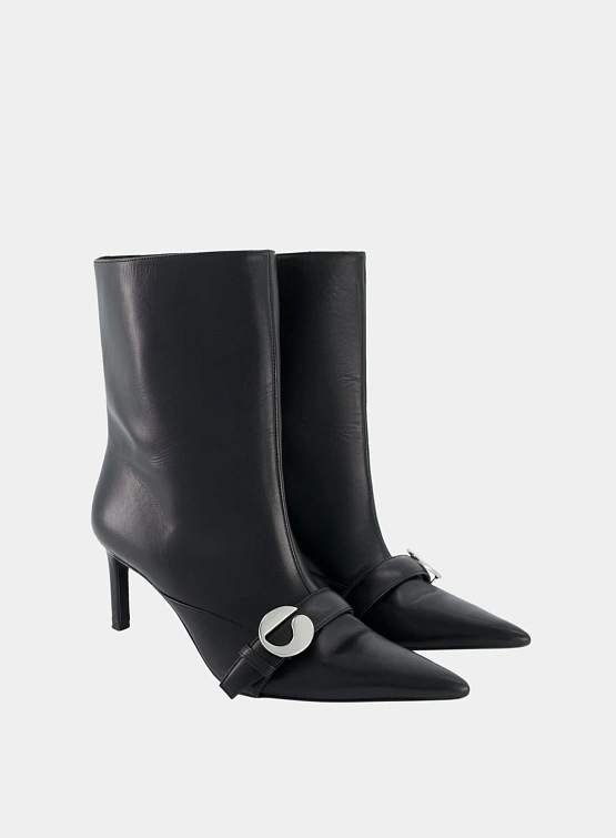 Женские ботильоны Coperni Ankle Heeled Belt Black