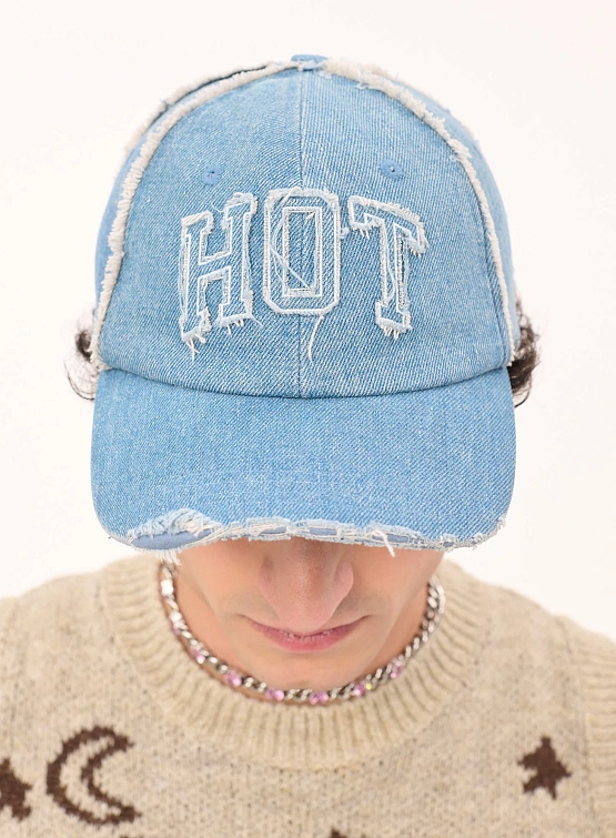 Кепка Carne Bollente Burning Rubber Off Blue