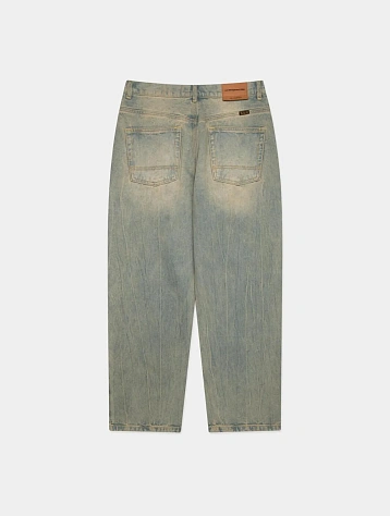 Джинсы LMC Washed Stitch Denim Wide Sand