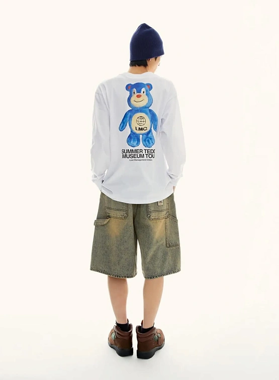 Лонгслив LMC Summer Teddy Museum Tour Long Slv White