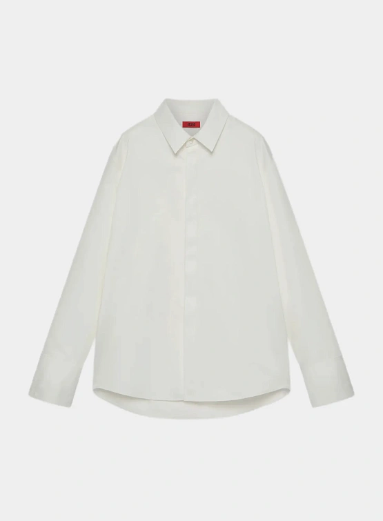Рубашка 424 Regular Dry Poplin Salt White