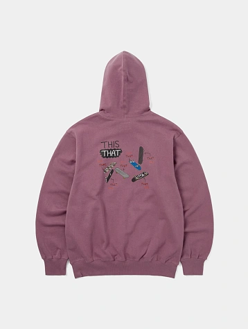 Худи thisisneverthat Thisthat Skate Fuchsia
