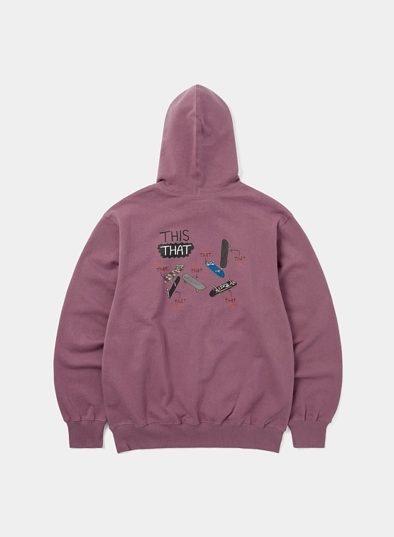 Худи thisisneverthat Thisthat Skate Fuchsia