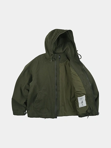 Парка FrizmWORKS Jungle Cloth Deck Hooded Olive