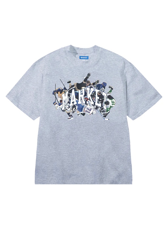 Футболка MARKET Check Please Arc Washed Black