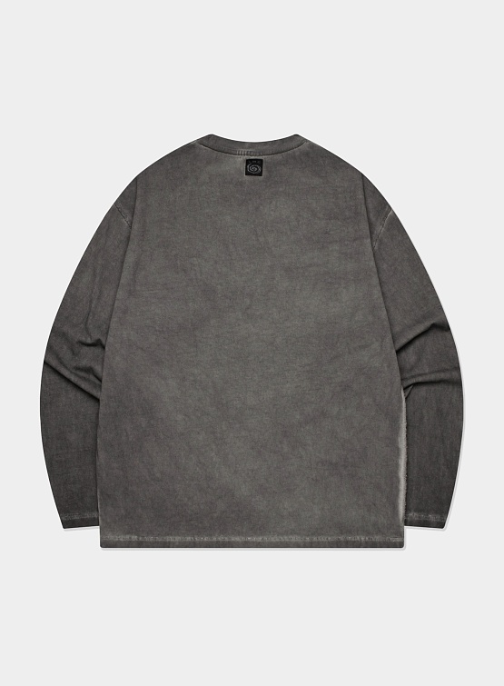 Лонгслив LMC Overdyed Spiral Long Slv Tee Black