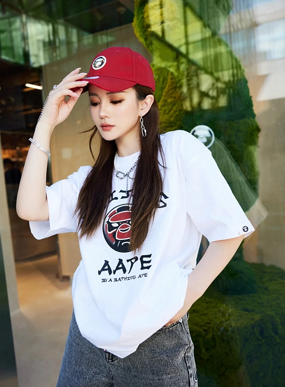 Футболка AAPE BEIJING AAPE WHITE