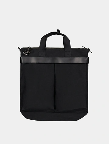 Сумка COOR Waxed Cotton Helmet Bag Black