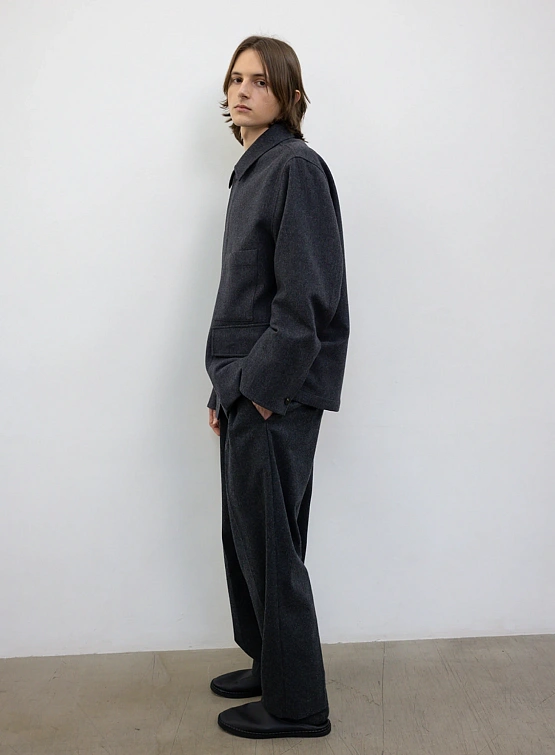 Брюки LE17SEPTEMBRE Two Tuck Wool Gray