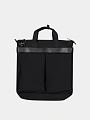 сумка coor waxed cotton helmet bag black