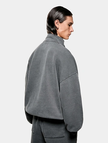 Халф-зип MKI MIYUKI ZOKU Uniform Pigment Black