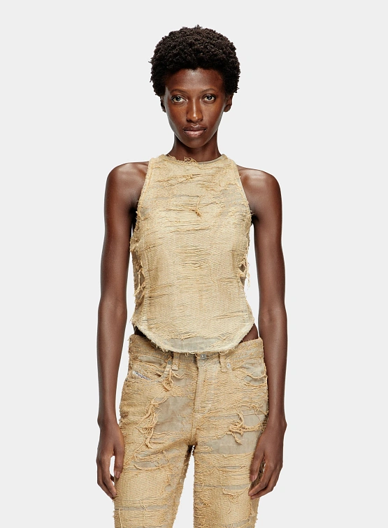 Женский топ Diesel De-Astro-Fsg Beige