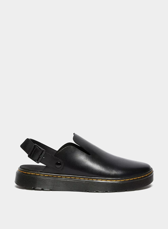 Сабо Dr. Martens Carlson Lusso Leather Black