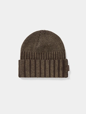 Шапка thisisneverthat Bleached Beanie Brown
