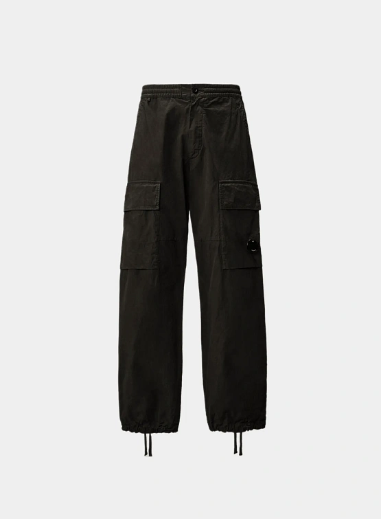 Брюки C.P. Company Microreps Boxy Cargo Black