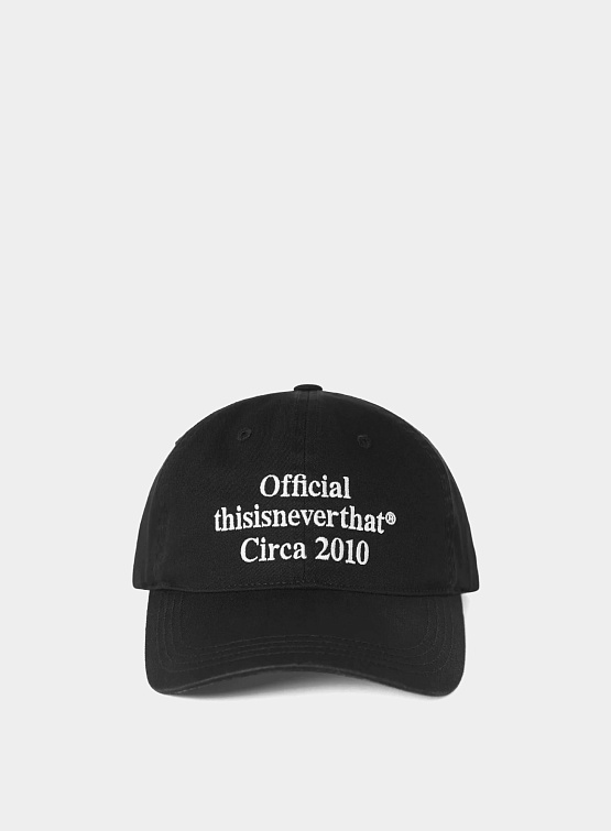 Кепка thisisneverthat Times Cap Black