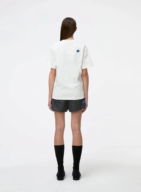 Футболка ADERERROR T-Shirt Product. 47 Off White