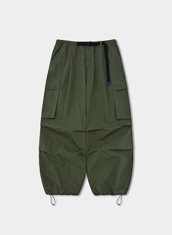 Брюки ANGLAN CN Belt Cargo Balloon Pants Khaki