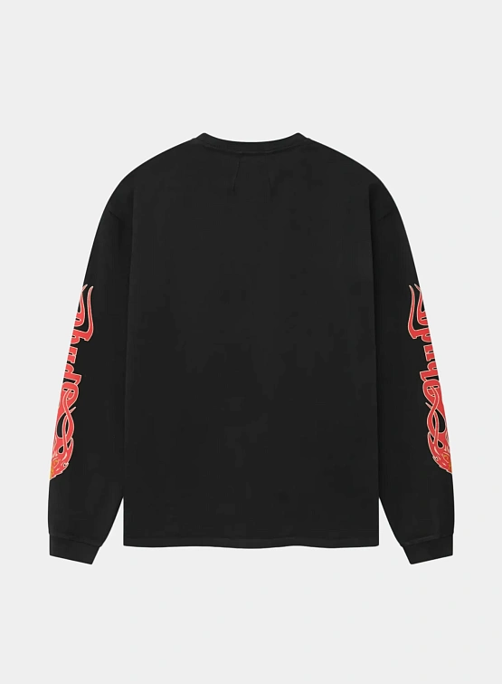 Лонгслив RHUDE Mesa Stallion Vintage Black/Red/Yellow