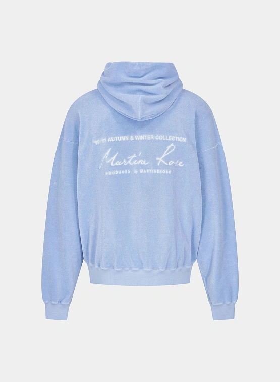 Худи Martine Rose Classic Hoodie Pale Blue/Scribble