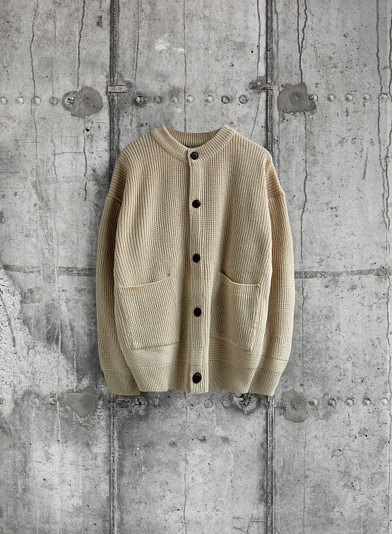 Кардиган FrizmWORKS Heavy Wool Round Cream