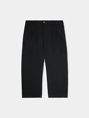 Брюки Butter Goods Pleated Trousers Black