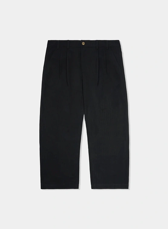 Брюки Butter Goods Pleated Trousers Black