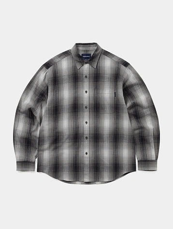 Рубашка thisisneverthat Nep Shadow Check Navy