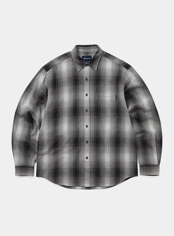 Рубашка thisisneverthat Nep Shadow Check Navy