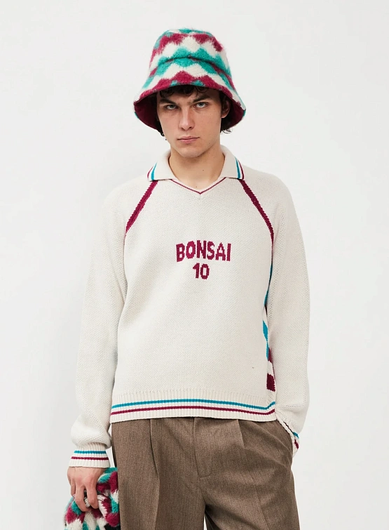 Джемпер BONSAI Special Knit Sport Fit Polo Beige