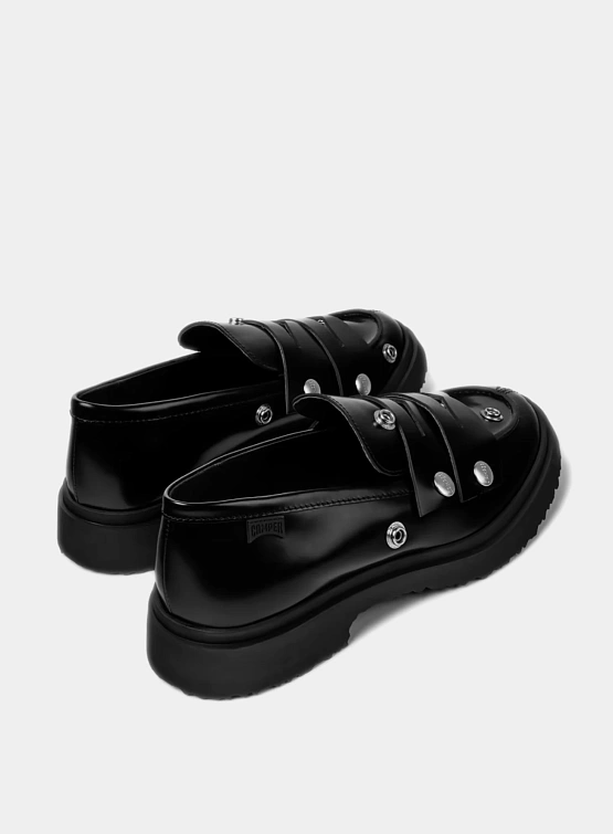 Лоферы Camper Twins Buttons Black