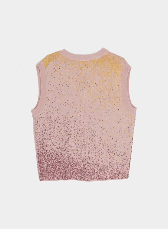 Жилет Jungles Jungles Knitted Gradient Vest Pink Multi