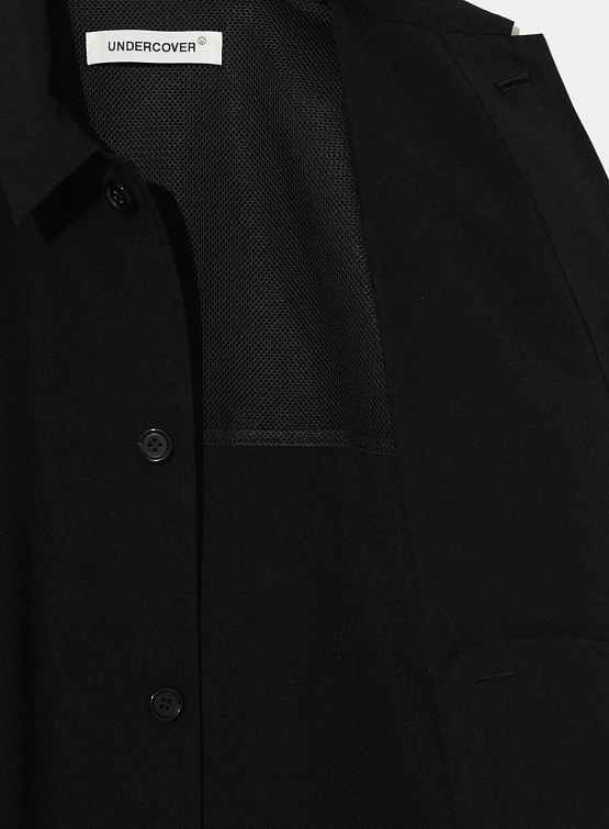 Овершот UNDERCOVER Coach Jacket Front Logo Black